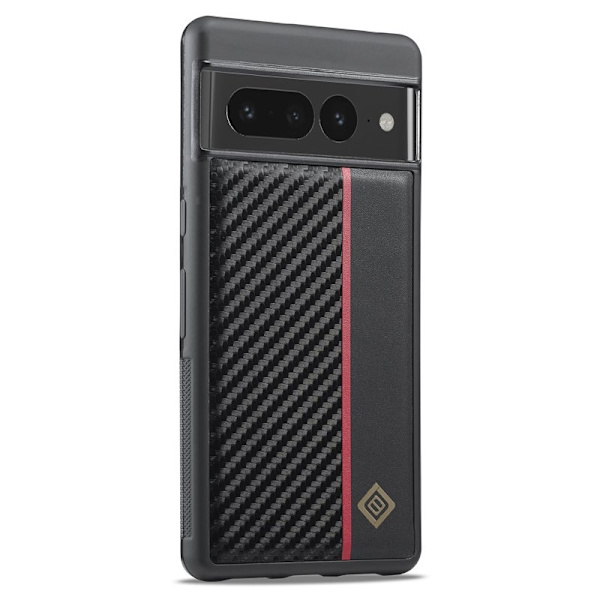 LC.IMEEKE Google Pixel 7 Pro Plånboksfodral Konstläder - Svart