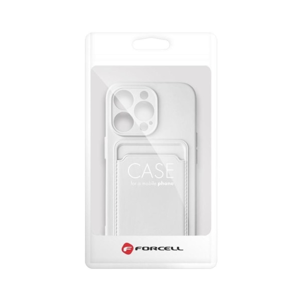 iPhone 7/8/SE (2020/2022) suojus Forcell Card Holder Valkoinen