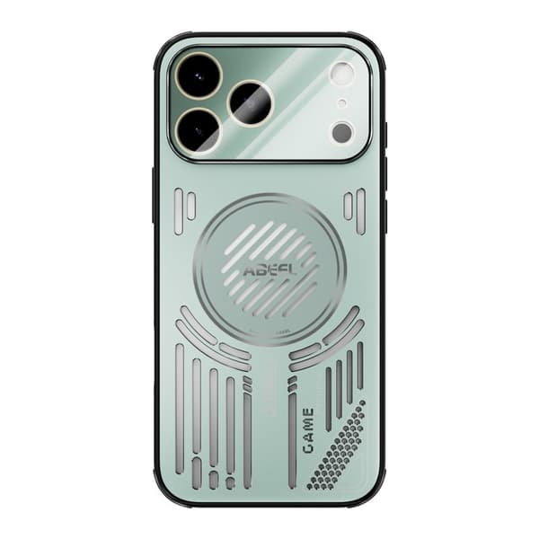 ABEEL Mobilskal till iPhone 17 Pro Aluminium + PC + TPU - Ljusgrön