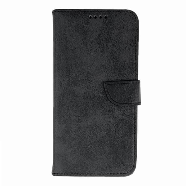 iPhone 16 Pro Plånboksfodral Läder - Svart Svart
