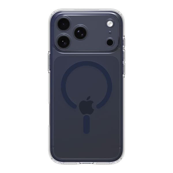 Spigen Mobilskal till iPhone 17 Pro Max Ultra Hybrid Magsafe - Clear/Deep Blue Blå
