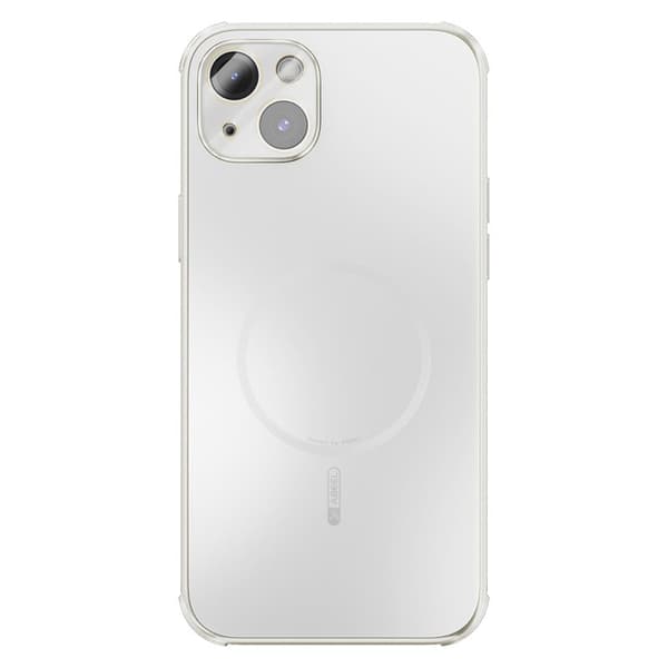 ABEEL Mobilskal till iPhone 15 Plus Magnetiskt TPU PC Kyl Matt Vit