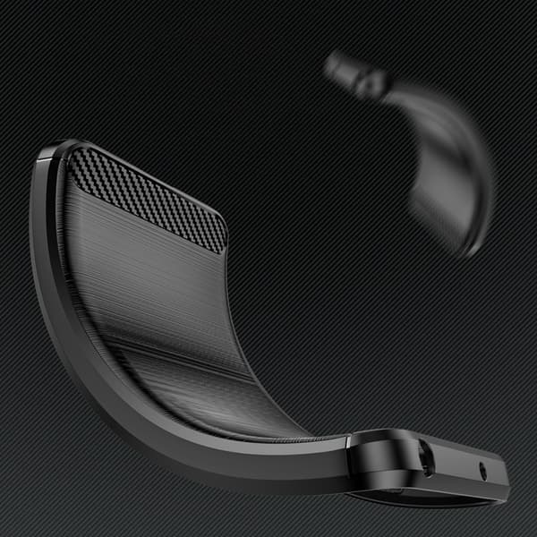 Telefontaske til OnePlus Nord CE 3 Carbon Silicone - Sort Black