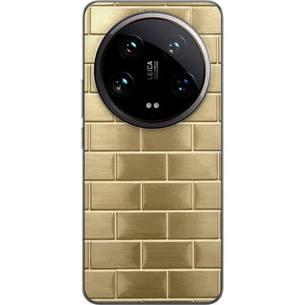 Mobilskal till Xiaomi 14 Ultra med Gyllene Murstenar