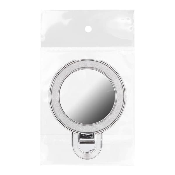 Mobiltelefonstativ CIRCLE MIRROR Stick-on - Sølv Silver