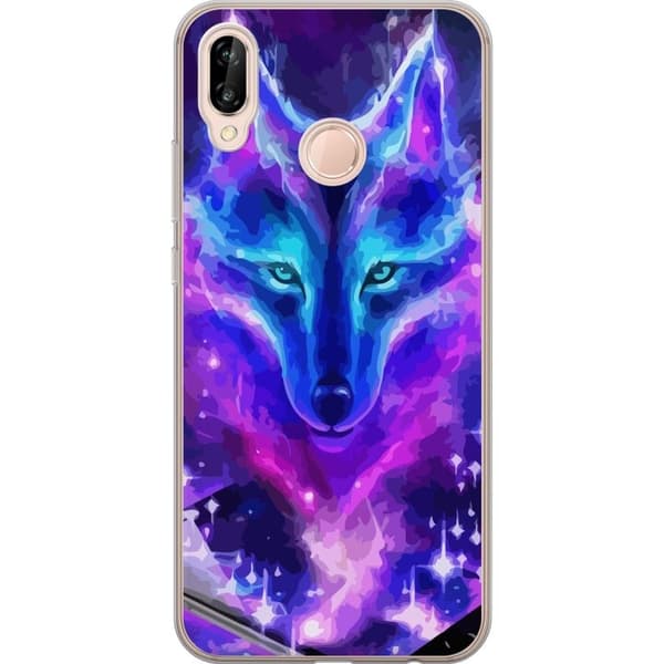 Mobilskal till Huawei P20 lite med Neon Varg