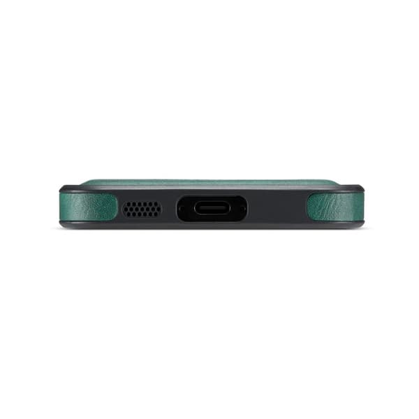 DG.MING Mobilskal till Samsung Galaxy S23 Läder Coated PC+TPU - Grön