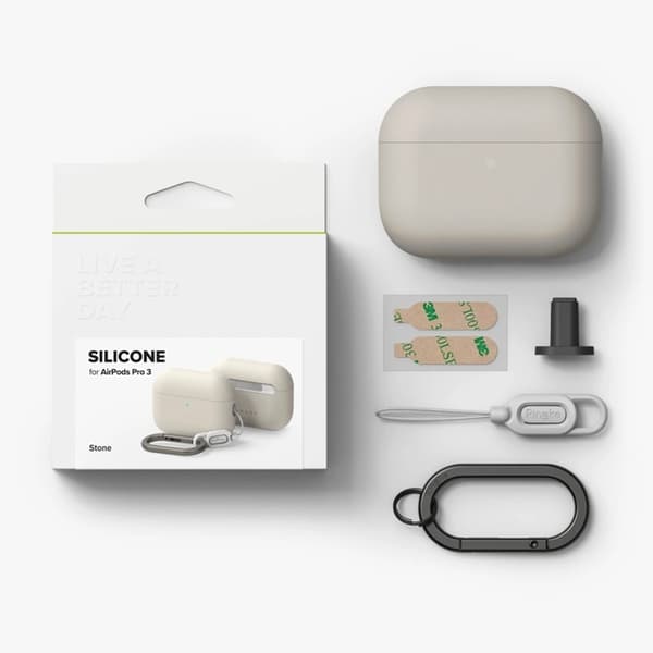 Ringke Apple Airpods Pro 3 Skal Silikon - Stone