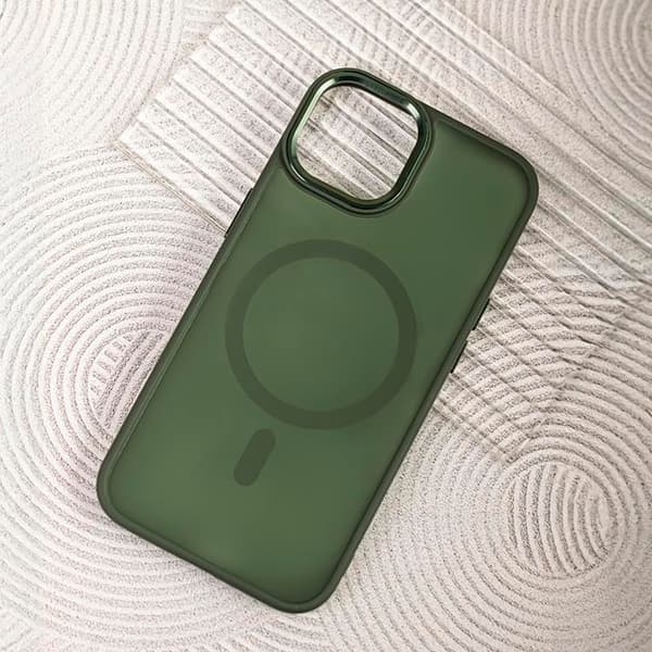 Mobilskal till iPhone 13 Pro Max MagSafe Frozen - Grön Grön