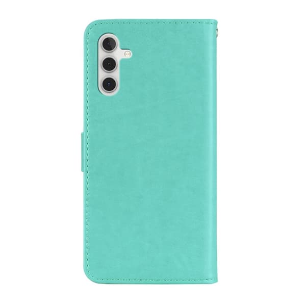 Plånboksfodral för Samsung Galaxy S26 Plus Konstläder med rem - Cyan