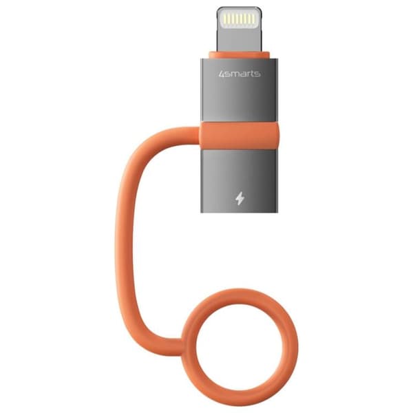 [2-Pack] 4smarts USB-C till Lightning Adapter 27W - Grå Grå