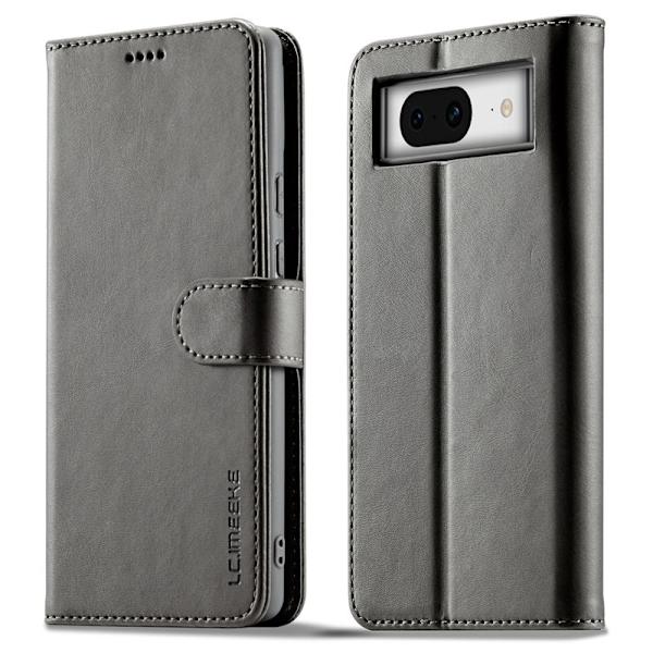 LC.IMEEKE Google Pixel 8 Plånboksfodral Konstläder - Grå