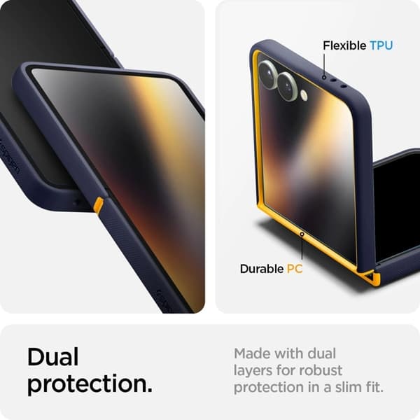 Spigen Mobilskal till Galaxy Z Flip 7 Magsafe Nano Pop - Marinblå Blå