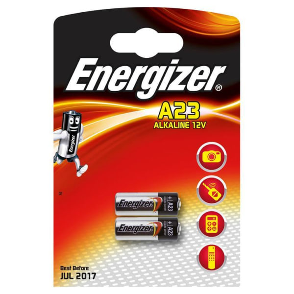 ENERGIZER Batteri A23/E23A Alkaline 2-pak