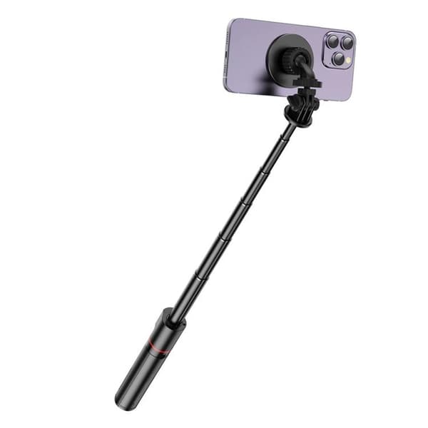 Tech-Protect Bluetooth Selfie Stick Tripod - Musta Svart