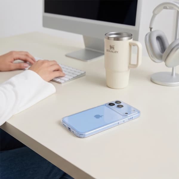 Tech-Protect Mobilskal För iPhone 18 Pro Flexair Hybrid - Clear Transparent