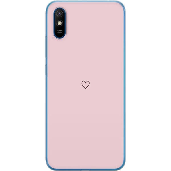 Telefontaske til Xiaomi Redmi 9A med lille hjerte