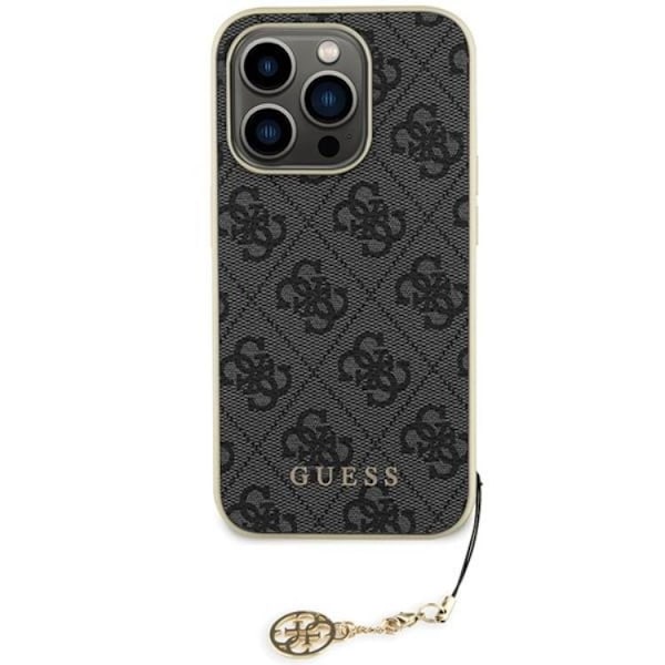 Guess iPhone 15 Pro Mobilskal Charms Collection - Grå