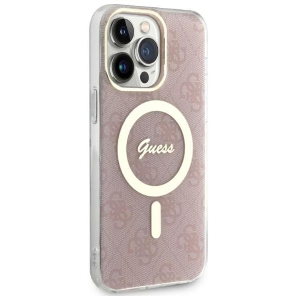 Guess iPhone 13 Pro Max Mobilskal MagSafe 4G - Rosa