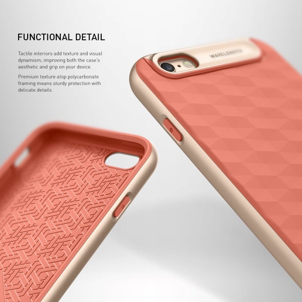 Caseology Parallax Series BaksideSkal till Apple iPhone 6 (S) - Rosa Rosa