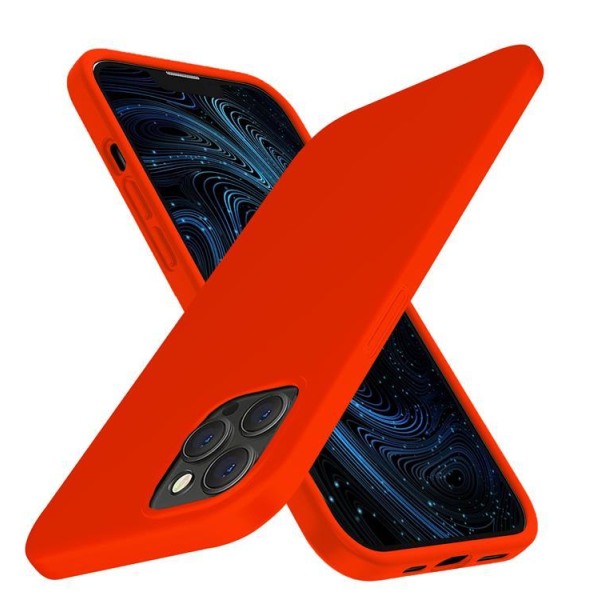 iPhone 13 Pro Max [5-PACK] 1 X Skal, 2 X Kameralinsskydd, 2 X Hä Röd