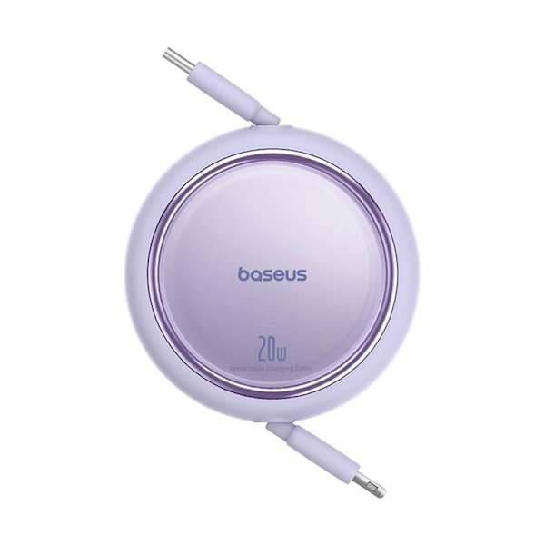 Baseus USB-C Till Lightning 20W 1m Kabel Free2Pull Lila