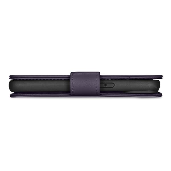iCarer iPhone 14 Plus Plånboksfodral 2in1 Anti-RFID - Mörklila Lila