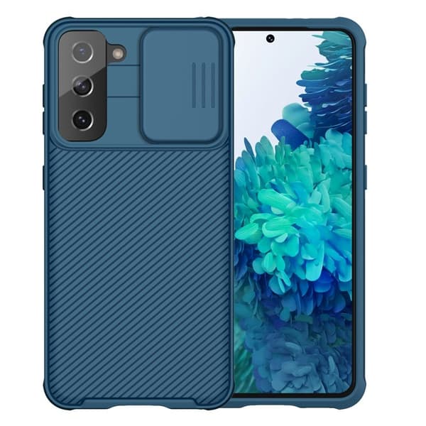 NILLKIN CamShield Pro Mobilskal för Samsung Galaxy S21 4G/5G - Blå
