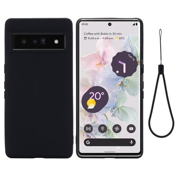 Google Pixel 7 Cover Liquid Silicone - Sort