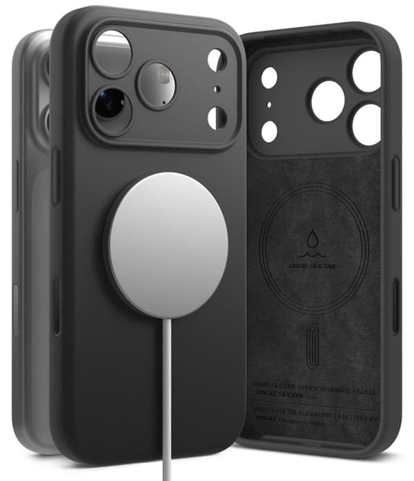 Ringke Mobilskal För iPhone 18 Pro Max Magsafe Magnetic Silikon - Svart