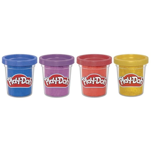 PLAY-DOH Specialblanding 4-pakning metallisk