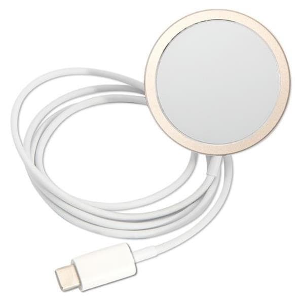 GUESS iPhone 14 Plus Magsafe Skal Marble + Trådløs Oplader - Sort Black