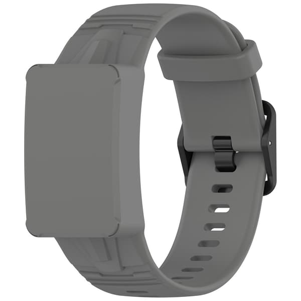 Whoop 4.0 Armband Silikon med Protective Skal - Mörkgrå Grå