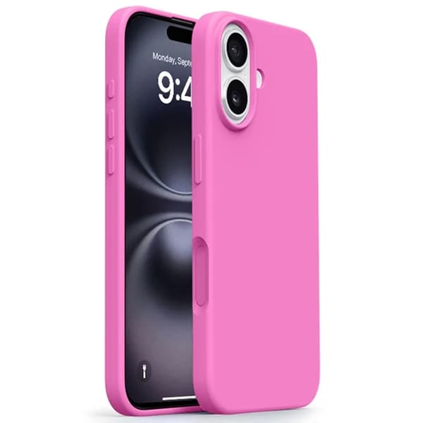 Mobilskal till iPhone 17 MagSafe Ultra Thin Silicone - Rosa Rosa