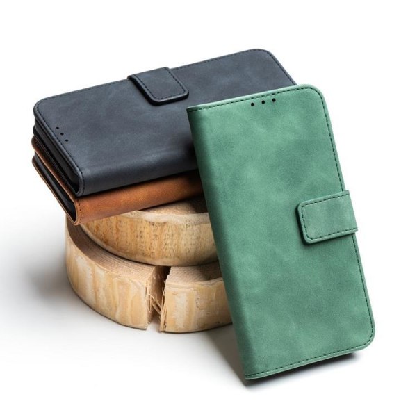 Xiaomi Redmi Note 12 5G Wallet Case Tender - vihreä