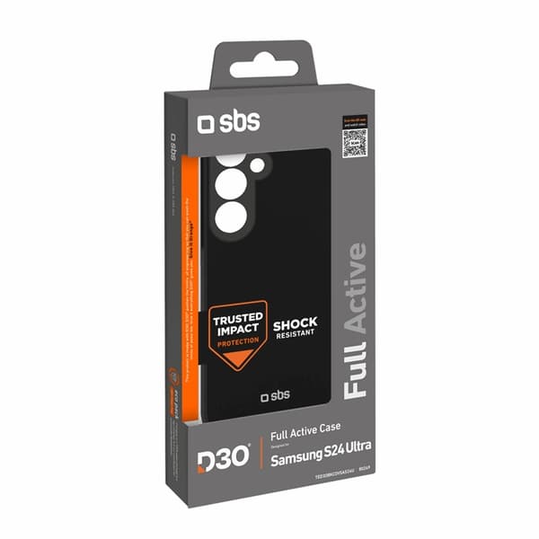 SBS Mobilskal till Galaxy S24 Ultra Full Active D3O - Svart Svart