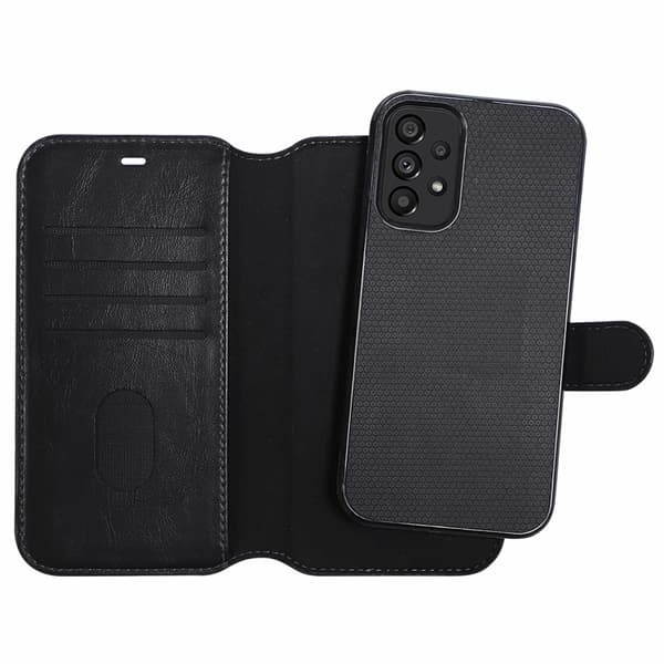 CHAMPION Galaxy A53 Plånboksfodral Slim 2-in-1 - Svart Svart