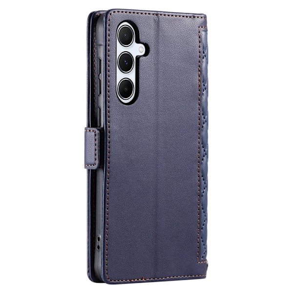 Plånboksfodral för Samsung Galaxy S26 Plus Konstläder Stativ - Blå