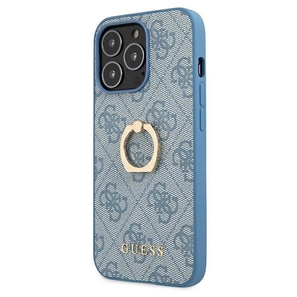Guess Ring Stand Skal iPhone 13 Pro / 13 - Blå Blå