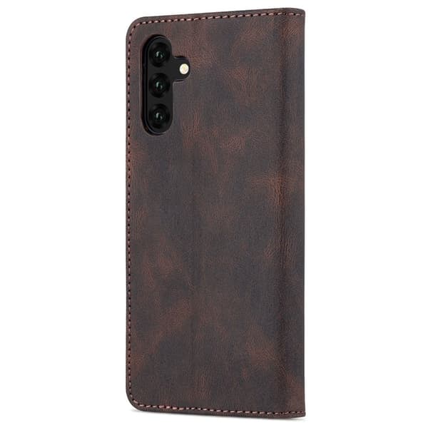 AZNS Samsung Galaxy A13 5G Plånboksfodral Konstläder - Brun
