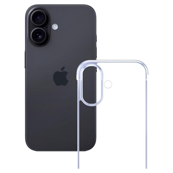 3MK Mobilskal till iPhone 16 Plus Just20g - Clear Transparent