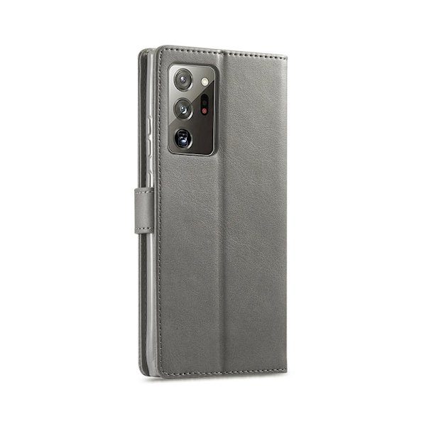LC.IMEEKE Plånboksfodral för Samsung Galaxy Note20 - Konstläder - Grå