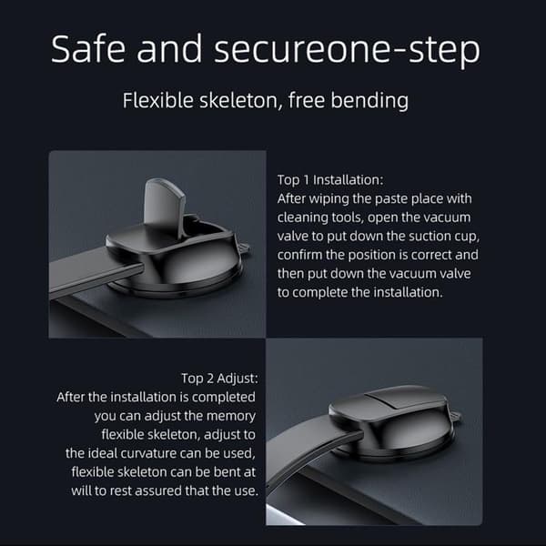 Forcell Bilhållare MagFlex Magsafe Air Vent - Svart Black