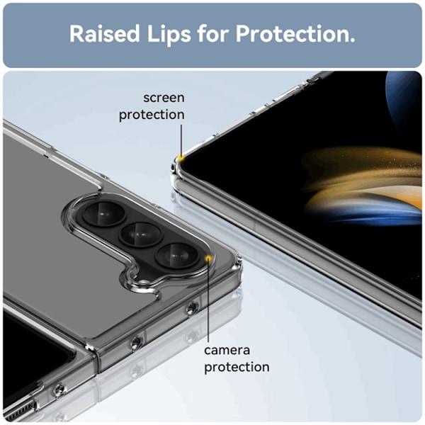 Galaxy Z Fold 5 Mobilskal Acrylic TPU - Clear