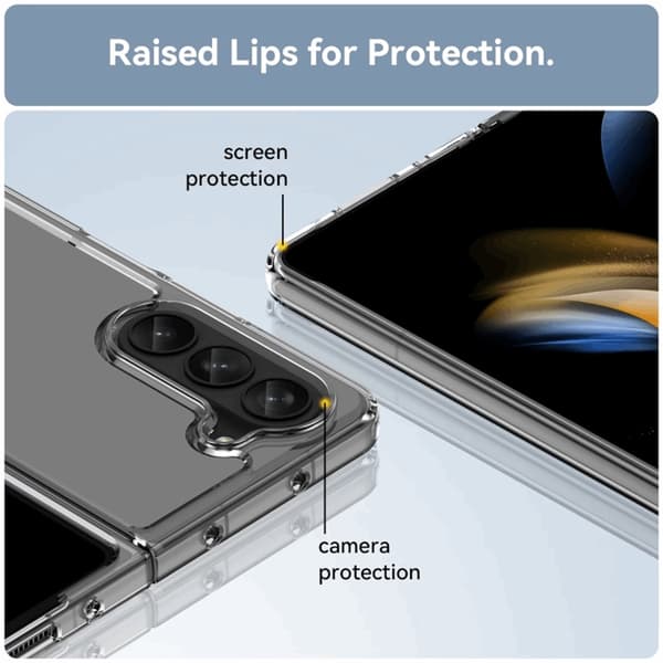 Mobilskal till Galaxy Z Fold 5 Acrylic TPU - Clear Transparent