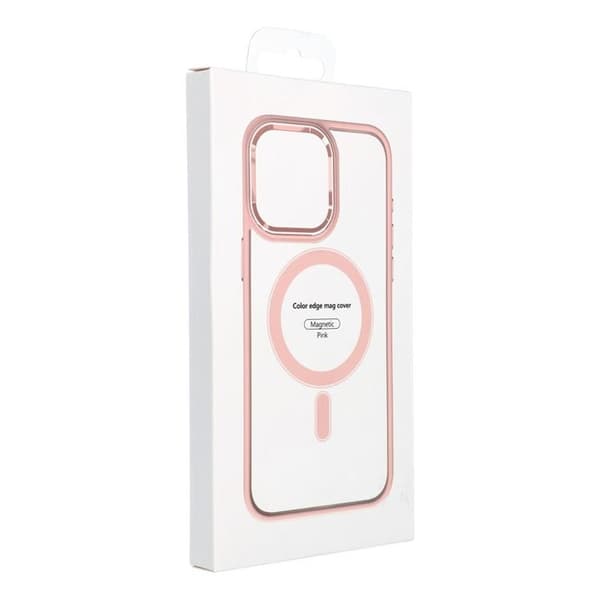Mobilskal till Galaxy S25 Magsafe Color Edge - Rosa Rosa