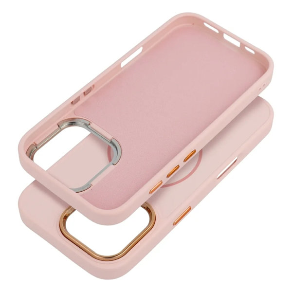 Mobilskal till iPhone 13 Pro Magsafe Frame - Puderrosa Rosa