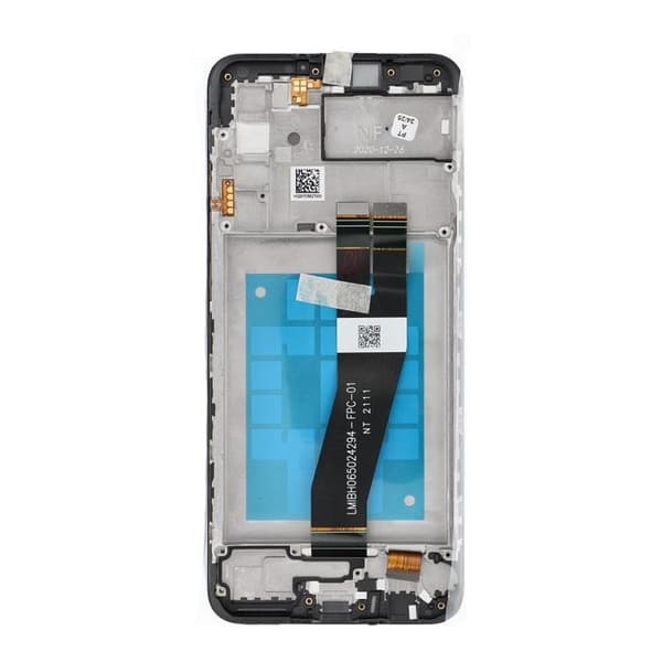 Galaxy A02s Skärm med LCD-display Service Pack GH81-20181A Svart