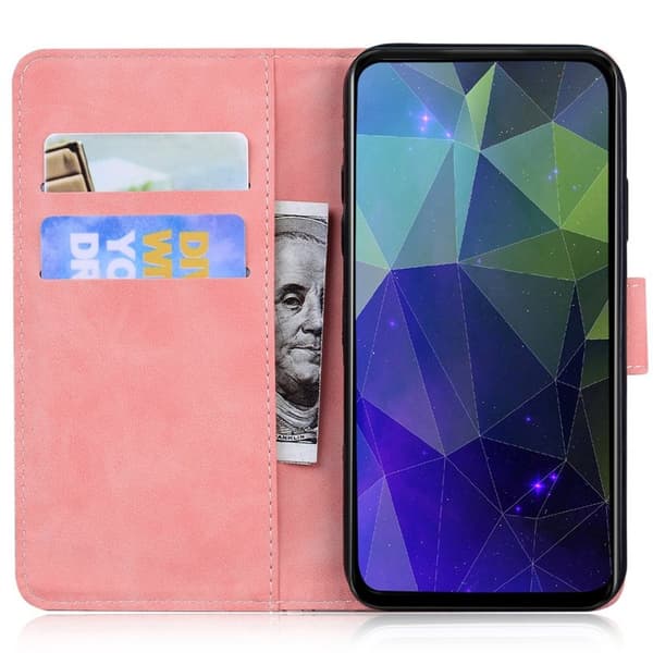 Samsung Galaxy S26 / S26 Pro Plånboksfodral Konstläder - Rosa