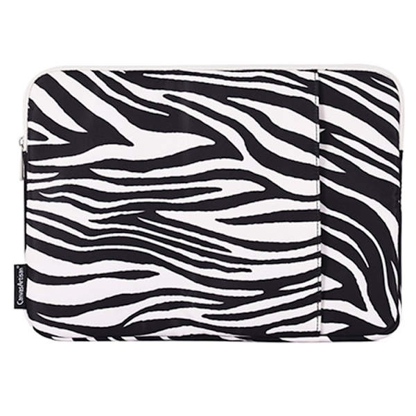 CANVASARTISAN MacBook Air Datorfodral 13'' Zebra Pattern H33-19 Svart